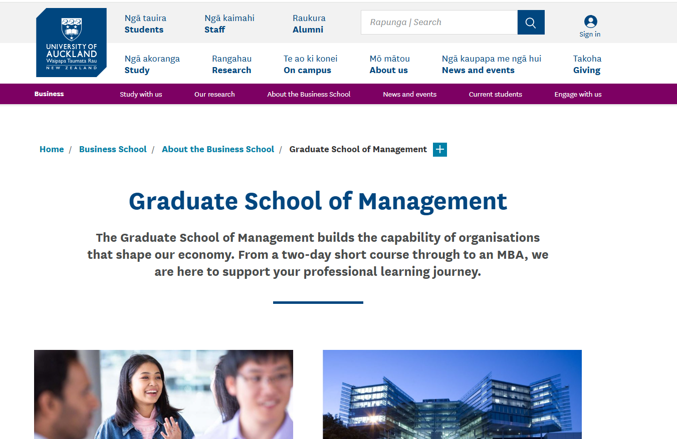 University of Auckland, New Zealand
